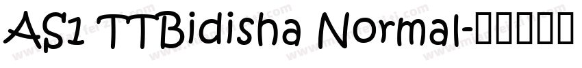 AS1 TTBidisha Normal字体转换
